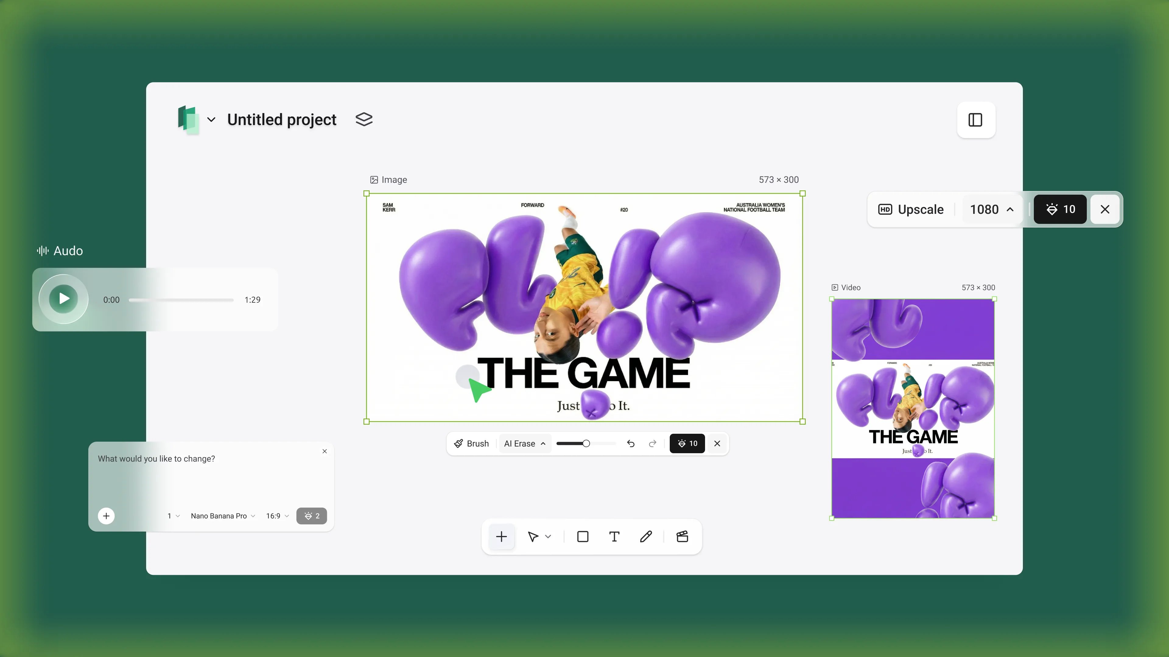Intelligent Canvas - AI Image Editing Interface
