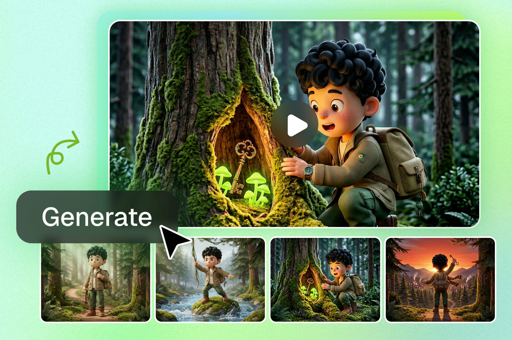 AI Cartoon Video Maker Online: Generate 3D Videos Quickly